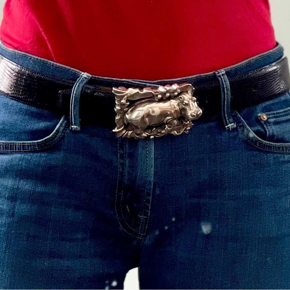 Vintage Kieselstein Cord Belt, dated 2005.